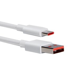 Сяоми 6A USB-A - Тип-C Кабель для быстрой зарядки Передача данных ТПЭ Wired Core Line 1M Длинный для Redmi K60 для Samsu