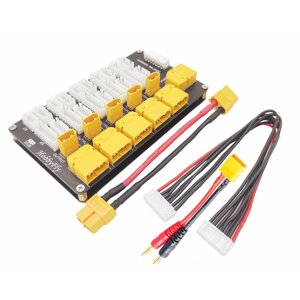 T60 XT30 Lipo Батарея Плата для параллельной зарядки 2-в-1, поддержка 2S-6S Lipo Батарея для FPV Racing Дрон Вертолет Са