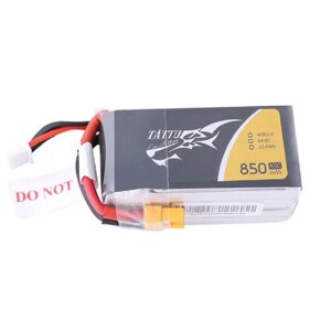 Tattu 4S 14,8 В 850 мАч 45C Lipo Батарея XT30 Разъем для Emax Babyhawk II HD FPV Racing Дрон