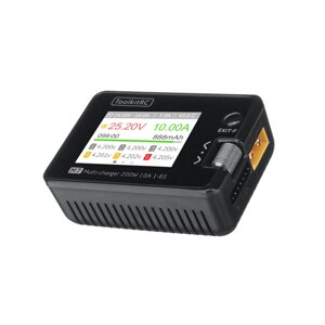 ToolkitRC M7 200 Вт 10A Зарядное устройство постоянного тока для 1-6S Lipo Батарея с напряжением Сервопривод Checker ESC