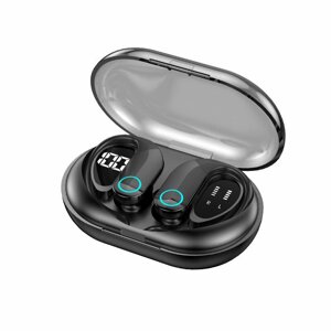 Топландер G37 TWS Bluetooth 5.3 Наушник 10-мм подвижная катушка AAC Audio LED Digital Дисплей IPX5 Водонепроницаемы Спор