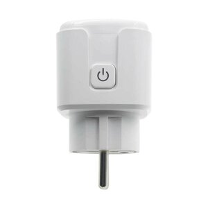 Tuya 16A EU Smart Разъем Wi-Fi Smart Plug с функцией контроля мощности и времени Голосовое управление через Alexa Google