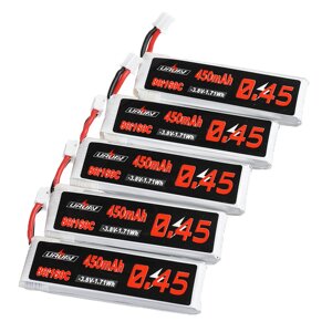 URUAV 3,8 В 450 мАч 80C / 160C 1S Lipo Батарея PH2.0 Разъем для EMAX EZ Tinyhawk II 75 мм Tiny7 Happymodel Snapper7