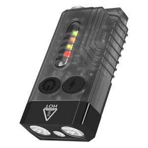 V10 Dual LED 1000LM Strong Light EDC Брелок Фонарик с UV Боковой фонарь Type-C Перезаряжаемый Водонепроницаемы Mini LED