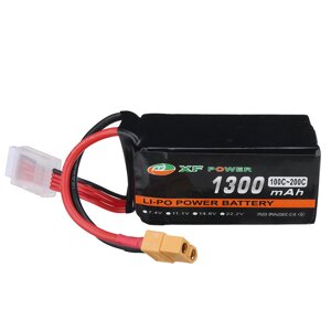 XF POWER 14,8 в 1300 мач 100/200C 4S lipo батарея разъем XT60 для RC дрон