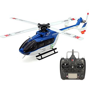 XK K124 6CH Бесколлекторный EC145 3D6G Система RC Вертолет RTF