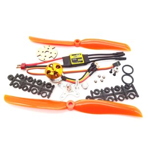 XXD A2212 2212 1400 кВ KV1400 Бесколлекторный Двигатель + 30A ESC + 8060 Опорная лопасть Пропеллер RC Система питания Co