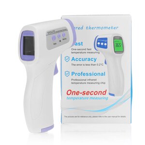 ЖК-цифровой ИК-инфракрасный термометр CE FDA без контакта для измерения температуры лба и ушей у взрослых и детей