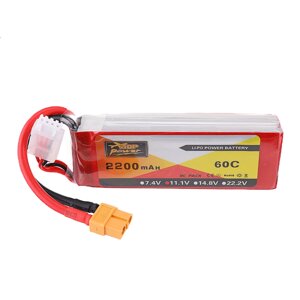 ZOP Power 11.1V 2200mAh 60C 3S Lipo Батарея XT60 Разъем для РУ Квадрокоптер