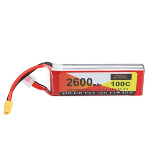 ZOP power 14,8 в 2600 мач 100C 4S lipo батарея разъем XT60 для RC дрон