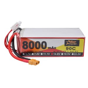 ZOP POWER 14.8V 8000mah 90C 4S lipo батарея разъем XT60 для RC дрон