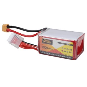 ZOP POWER 22,2 в 1500 мач 45C 6S lipo батарея разъем XT60 для RC дрон