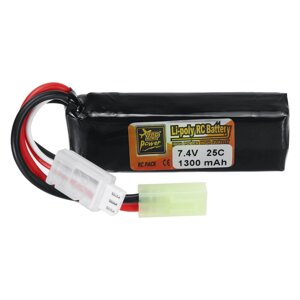 ZOP Power 2S 7,4 В 1300 мАч 25C LiPo Батарея T Plug для RC Авто Самолет Вертолет